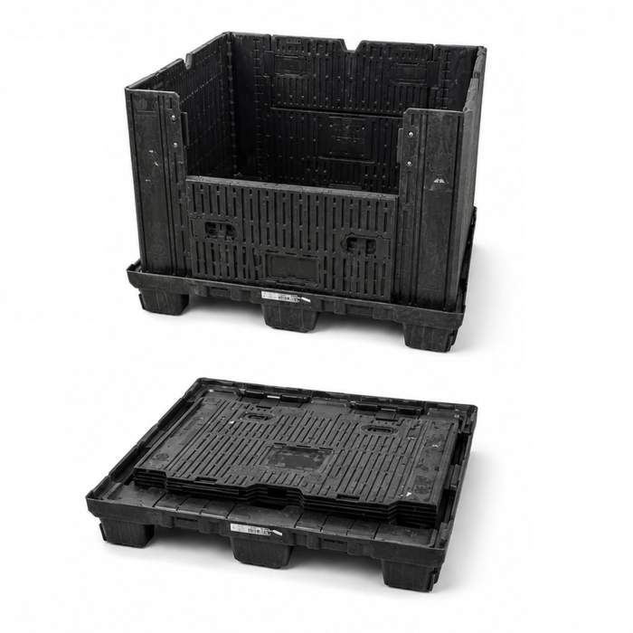 PALLET BOX PLEGABLE INDUSTRIAL 114×119×85 CM