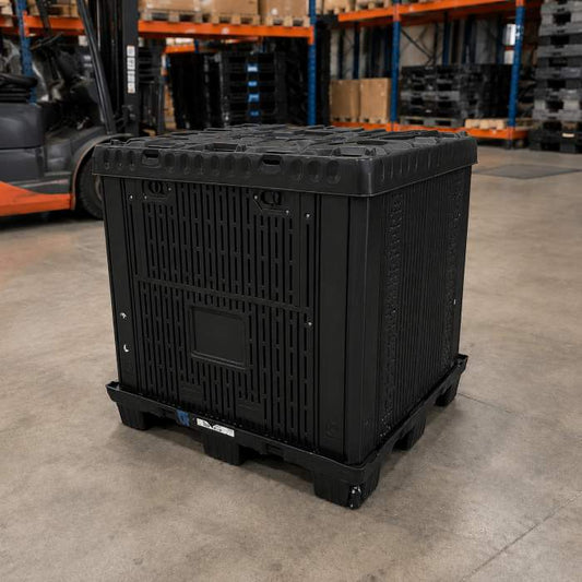 PALLET BOX PLEGABLE INDUSTRIAL 114×119×115 CM