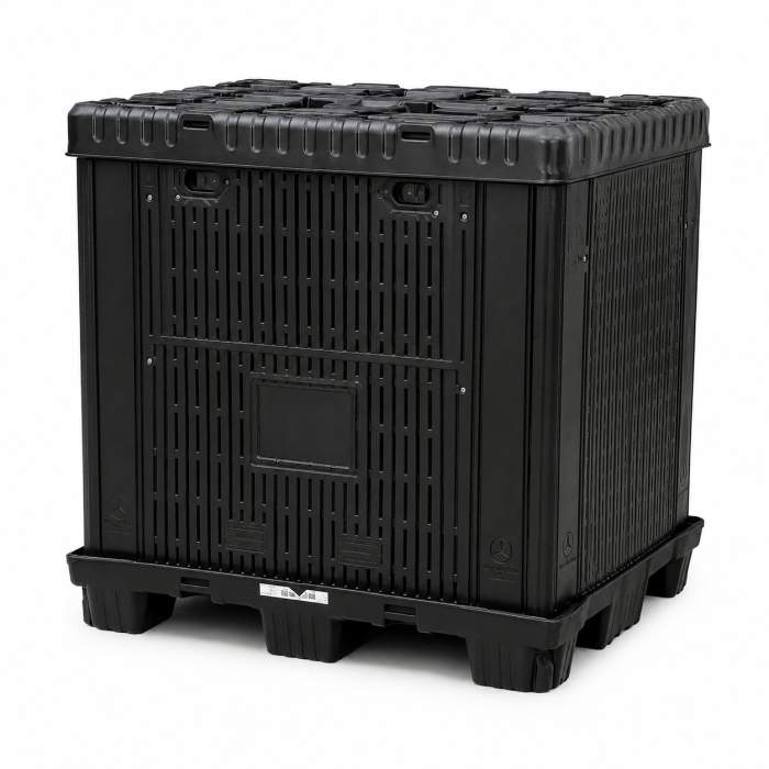 PALLET BOX PLEGABLE INDUSTRIAL 114×119×115 CM
