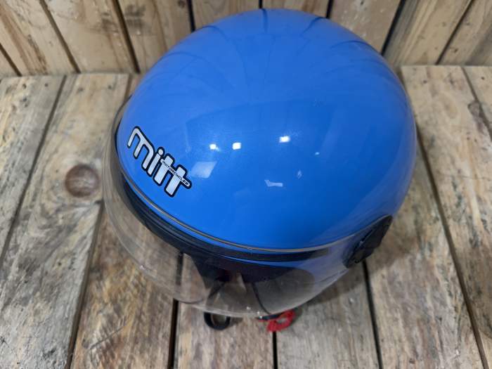 CASCO AZUL JET MITT TALLA M 57-58