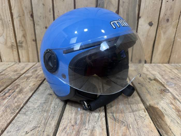 CASCO AZUL JET MITT TALLA M 57-58