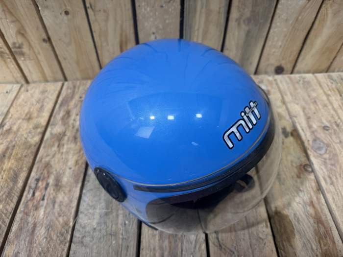 CASCO AZUL JET MITT TALLA M 57-58