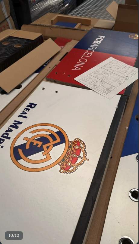 FUTBOLIN FC BARCELONA - REAL MADRID