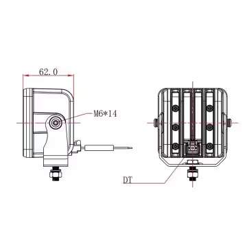 FARO LED OSRAM 45W LARGO ALCANCE