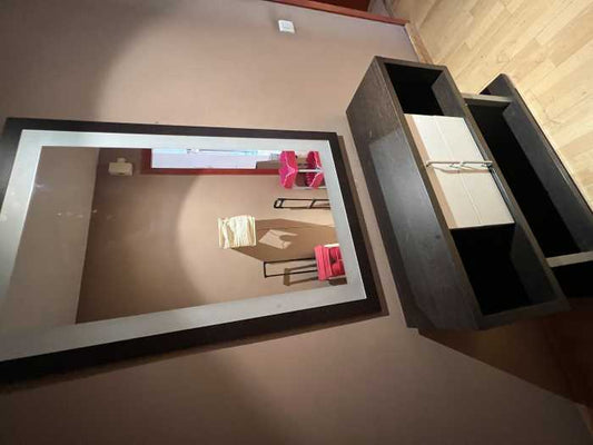 MUEBLE RECIBIDOR CON ESPEJO - QrBox.es
