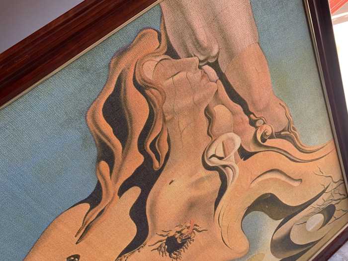 REPICLA CUADRO SALVADOR DALI 1929 - QrBox.es