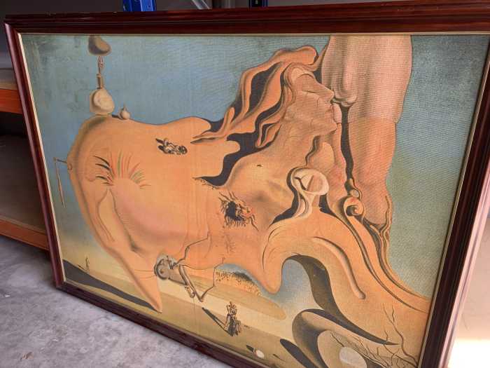 REPICLA CUADRO SALVADOR DALI 1929 - QrBox.es