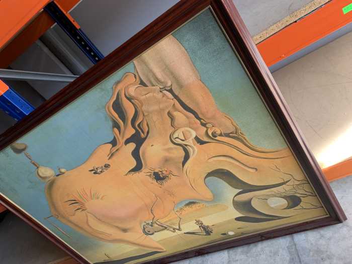 REPICLA CUADRO SALVADOR DALI 1929 - QrBox.es