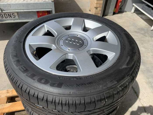4 LLANTAS 17” + NEUMÁTICOS AUDI A8 (2007)
