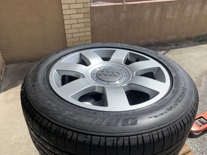 4 LLANTAS 17” + NEUMÁTICOS AUDI A8 (2007)