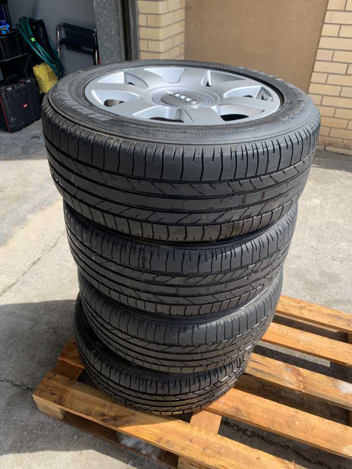 4 LLANTAS 17” + NEUMÁTICOS AUDI A8 (2007)