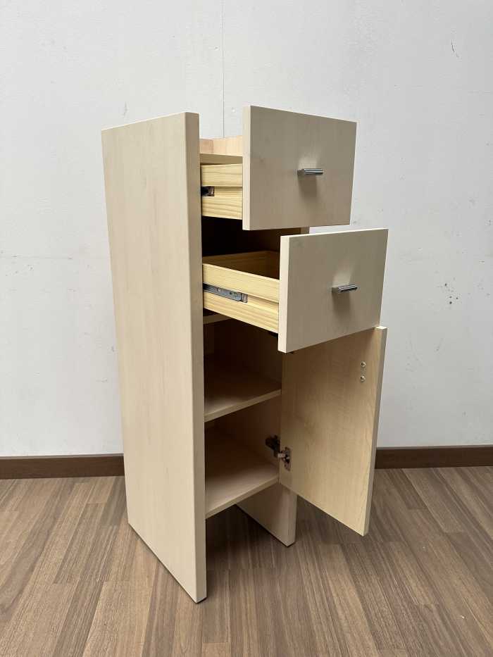 MUEBLE COLUMNA COLOR MADERA 110CM - QrBox.es