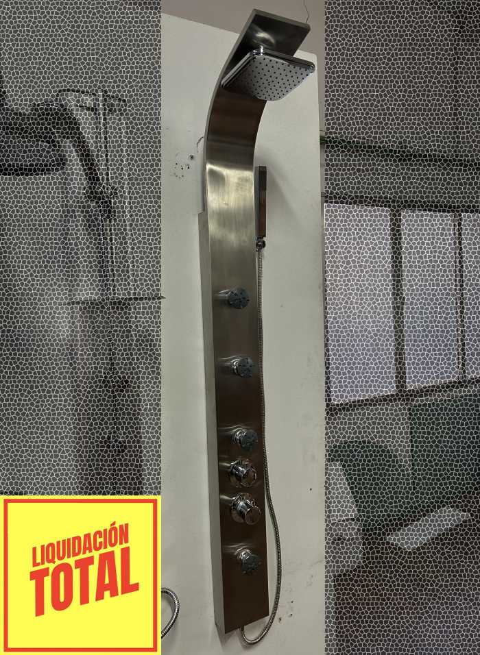 COLUMNA TERMOSTATICA HIDROMASAJE INOX CAPRI