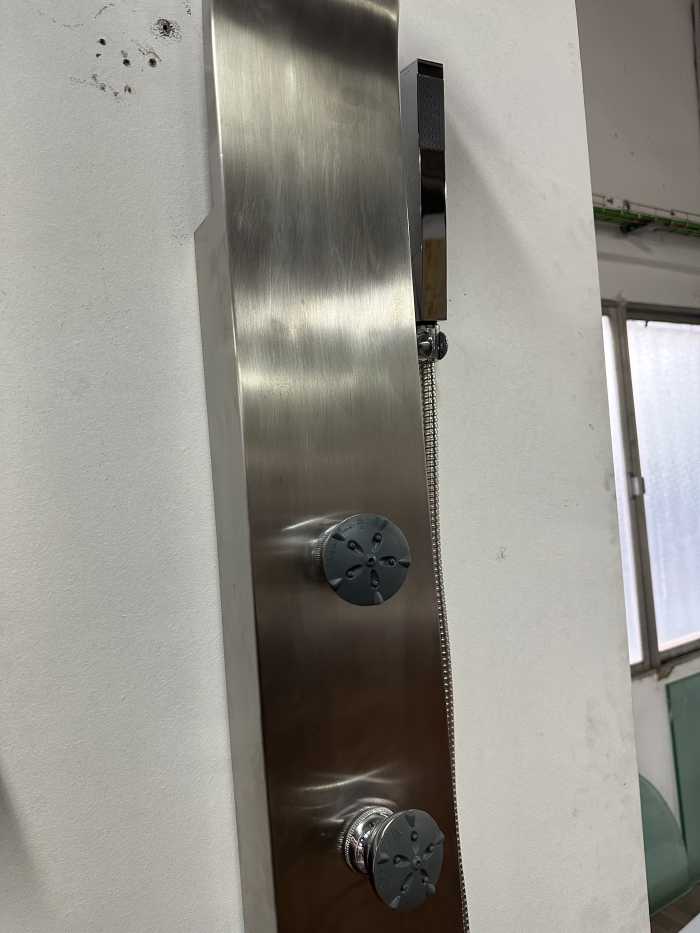COLUMNA TERMOSTATICA HIDROMASAJE INOX CAPRI