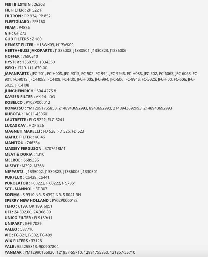 FILTRO DE COMBUSTIBLE MANN-FILTER