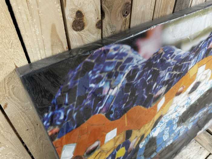 LIENZO GAUDÍ PARC GÜELL 120X80CM - QrBox.es
