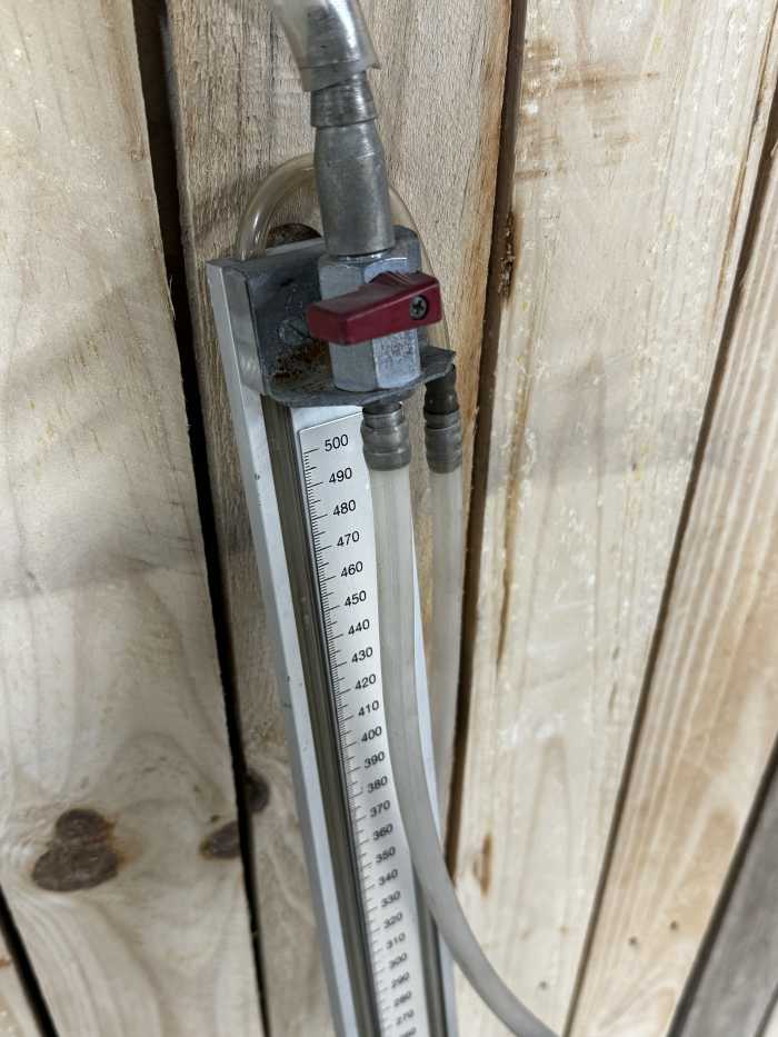 VENTOMETRO COLUMNA DE AGUA 500 METRAQUILATO
