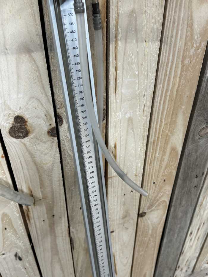 VENTOMETRO COLUMNA DE AGUA 500 METRAQUILATO