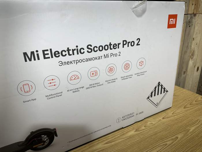 CAJA XIAOMI SCOOTER PRO 2