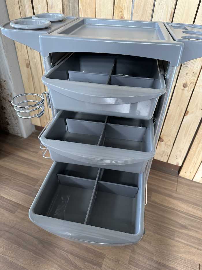 CARRITO AUXILIAR DE PELUQUERIA Z9 - QrBox.es