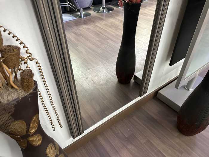 ESPEJO RAYAS MARRON REF.5 - QrBox.es