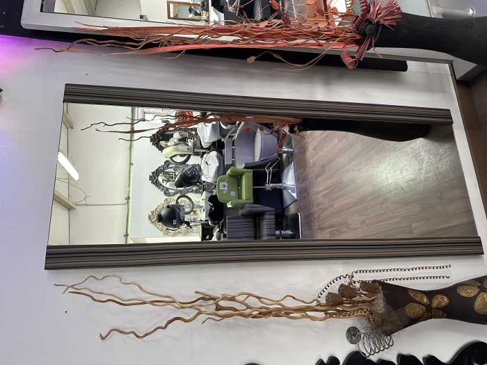 ESPEJO RAYAS MARRON REF.5 - QrBox.es