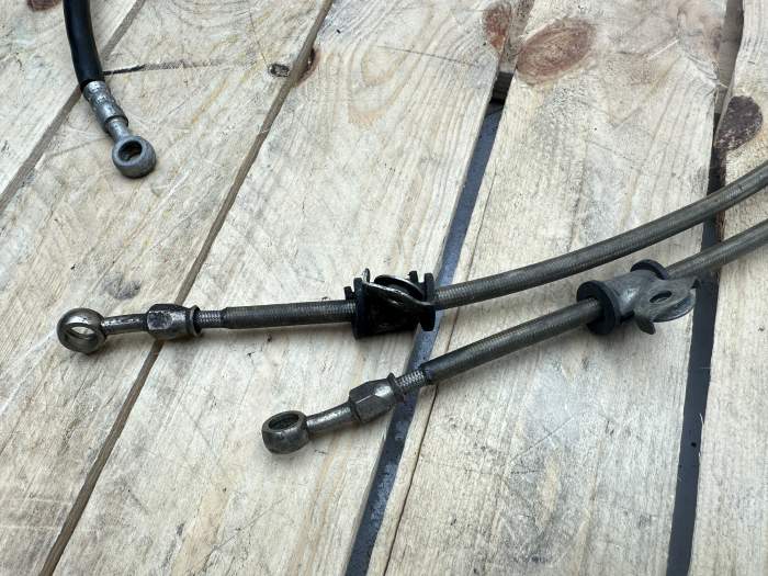 SET LATIGUILLOS FRENO DELANTERO TENERE XTZ 750