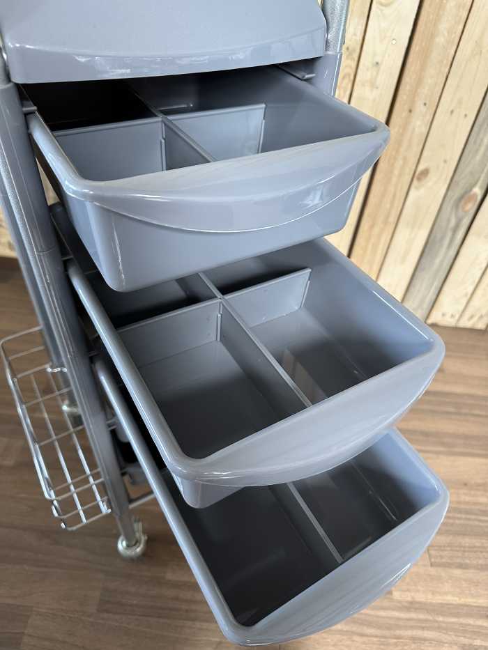 CARRITO AUXILIAR DE PELUQUERIA Z10 - QrBox.es